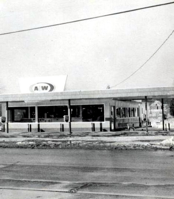 A&W Restaurant - Marshall - 1102 W Michigan Ave - 1972 Yearbook Ad (newer photo)
